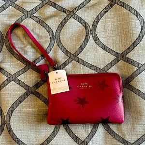 NWT! Small Coach wristlet.
